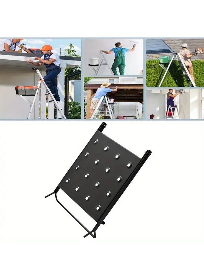 Black Extension Ladder Tray Foldable Multi Use Platform For Tools And Painting - Image 5